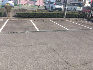 大府市　Ｉマンション　駐車場ライン引き工事