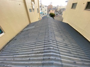 名古屋市　南区　S様　倉庫屋根改修工事
