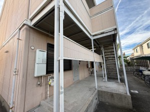 名古屋市港区　I様アパート　外壁塗装工事